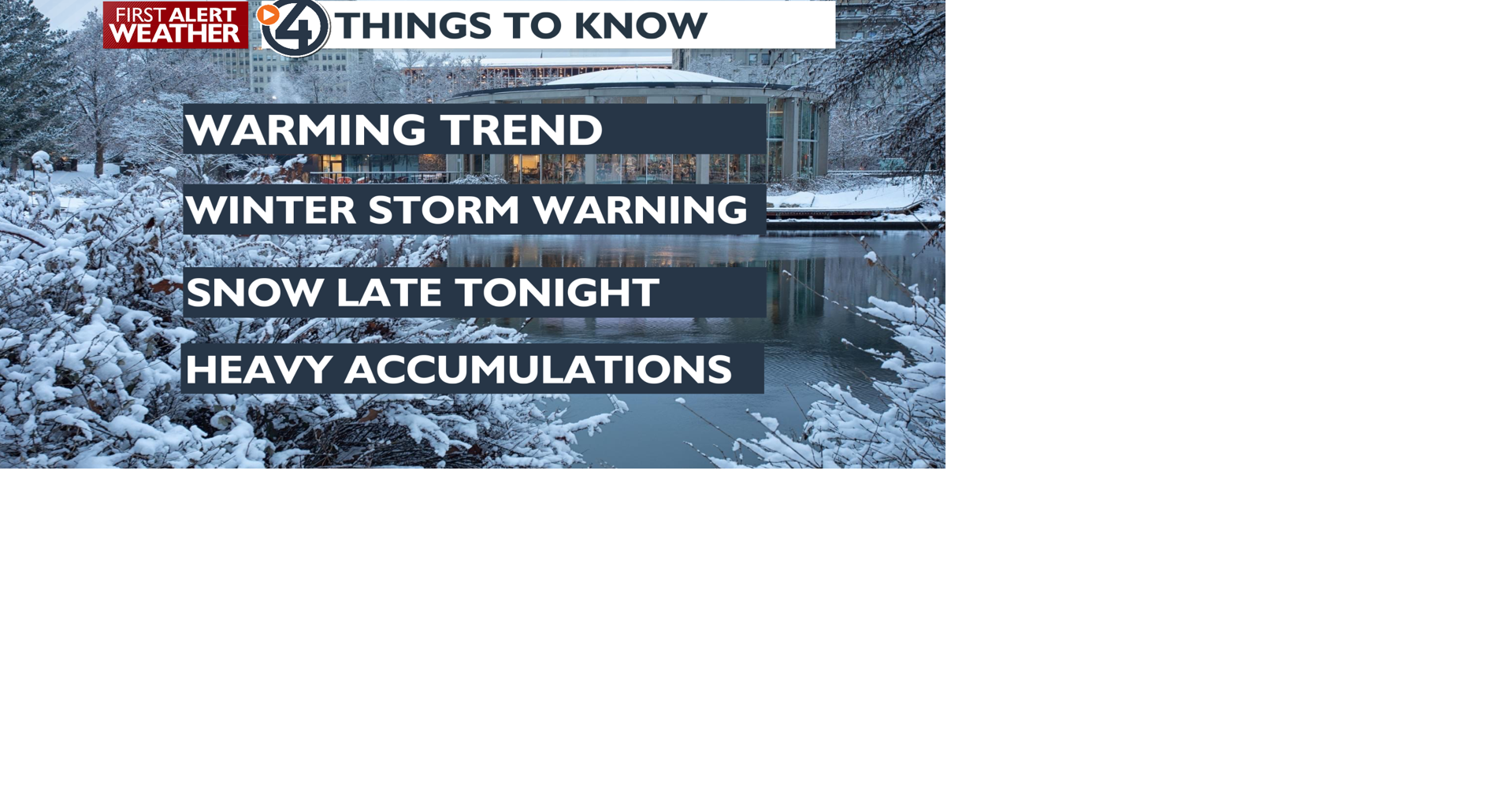 🚨WEATHER ALERT: Significant snowfall expected overnight into tomorrow ...