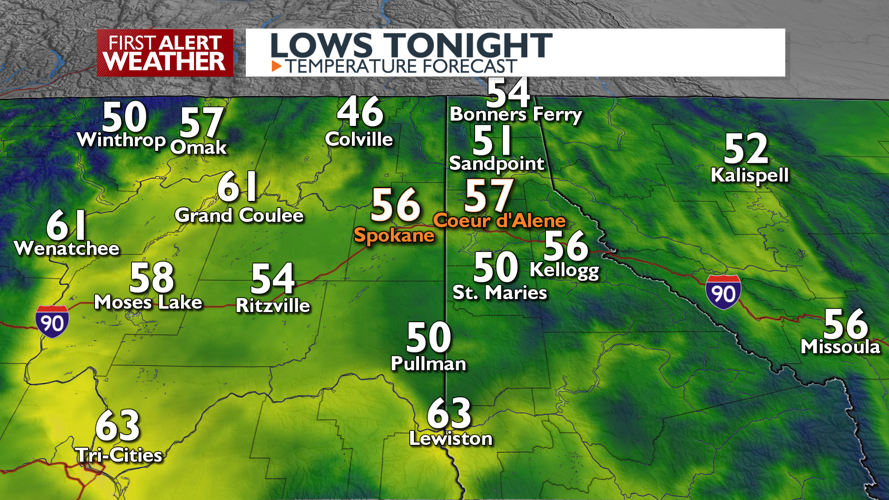Cloudy Labor Day Weekend with Rain Chances - Allison | Weather | kxly.com