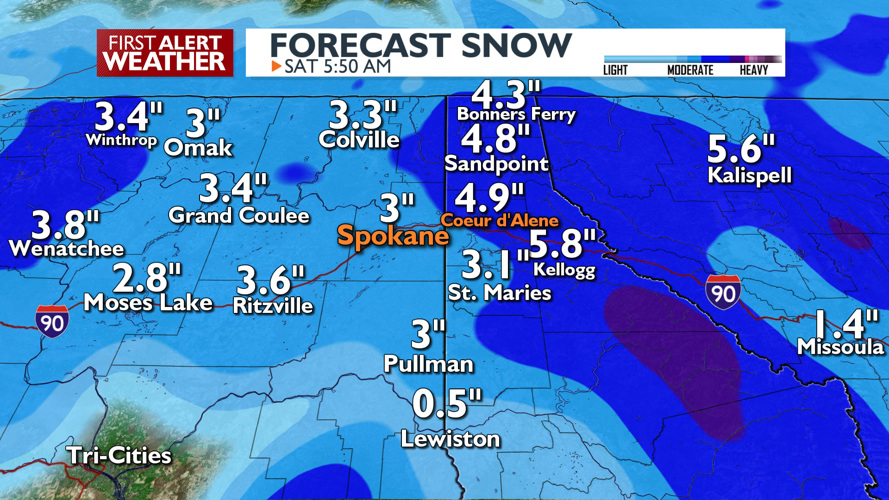 WEATHER ALERT DAY: Heavy snow possible for Friday | News | kxly.com
