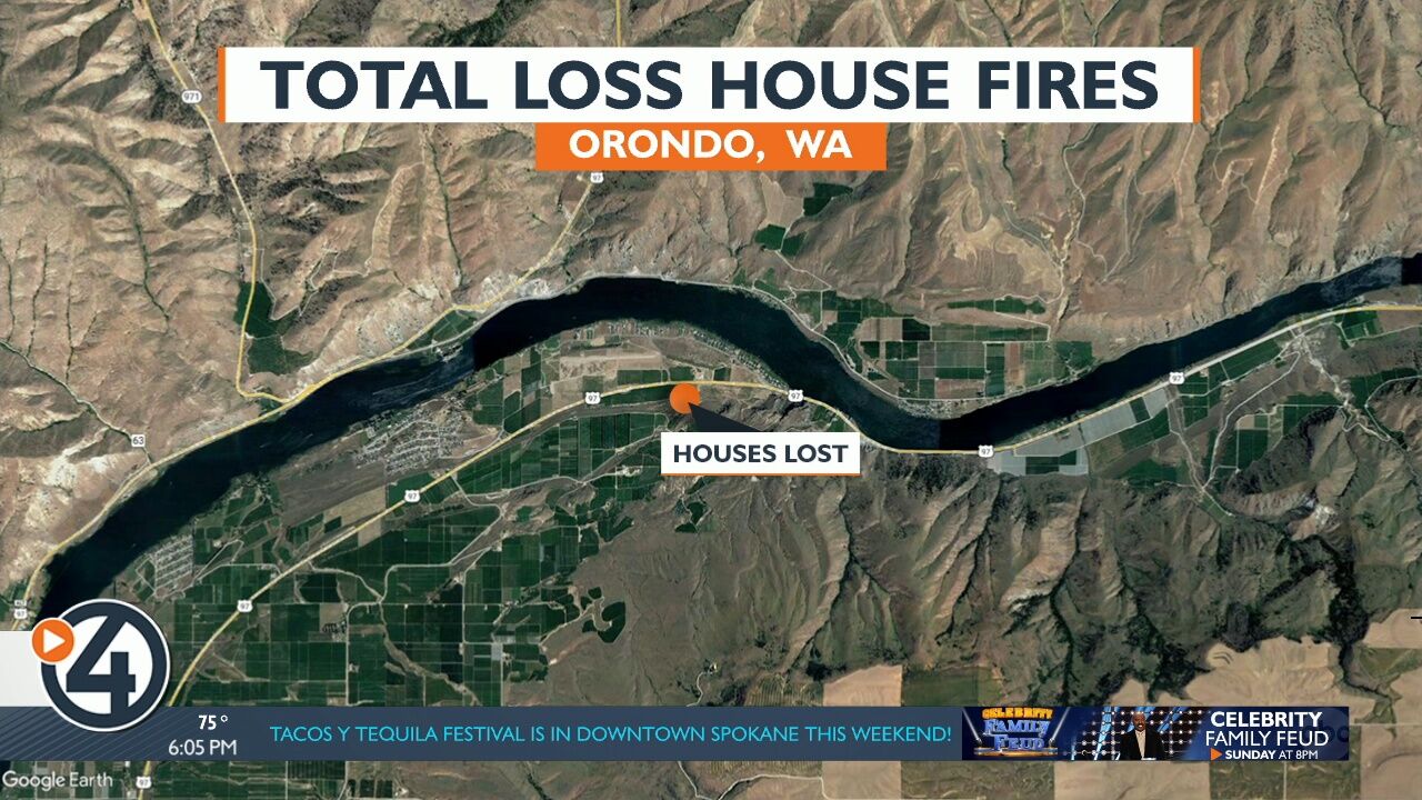 One Home Lost, Two People Hospitalized From Two House Fires In Orondo ...