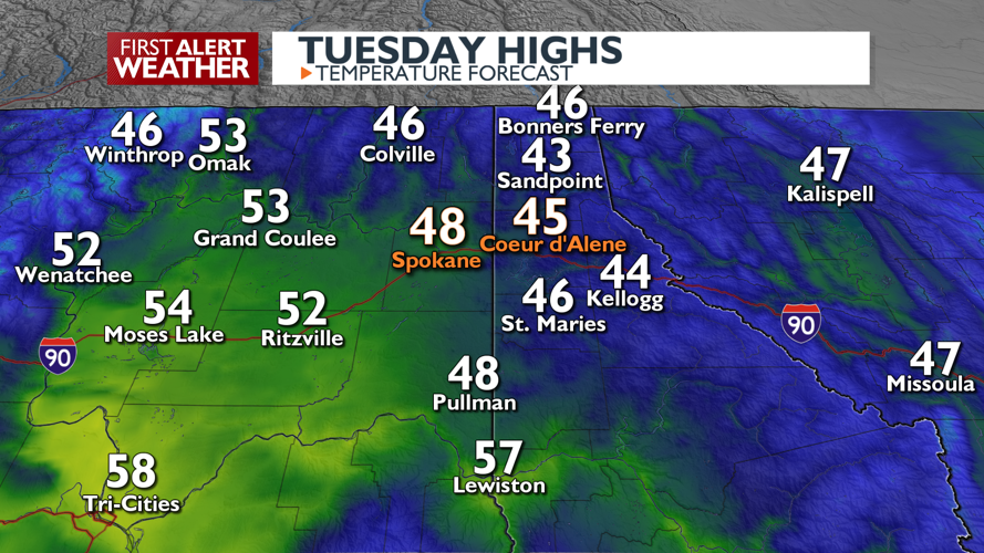 Clouds and showers with gusty SW winds today - Mark | Weather | kxly.com