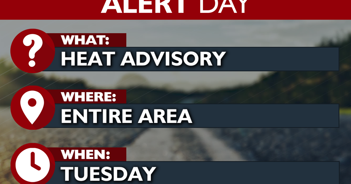 Hot Weather Incoming Alert 🚨Weather Alert Day: Another hot afternoon with heat advisories | Local ...