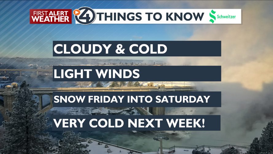 More clouds and cold for Wednesday | Weather | kxly.com