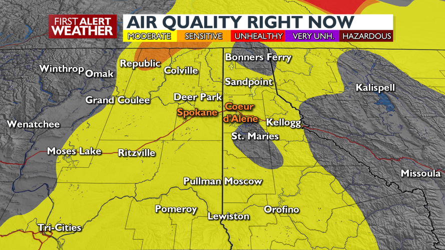 Smoke and haze today with a cooler weekend - Mark | Weather | kxly.com
