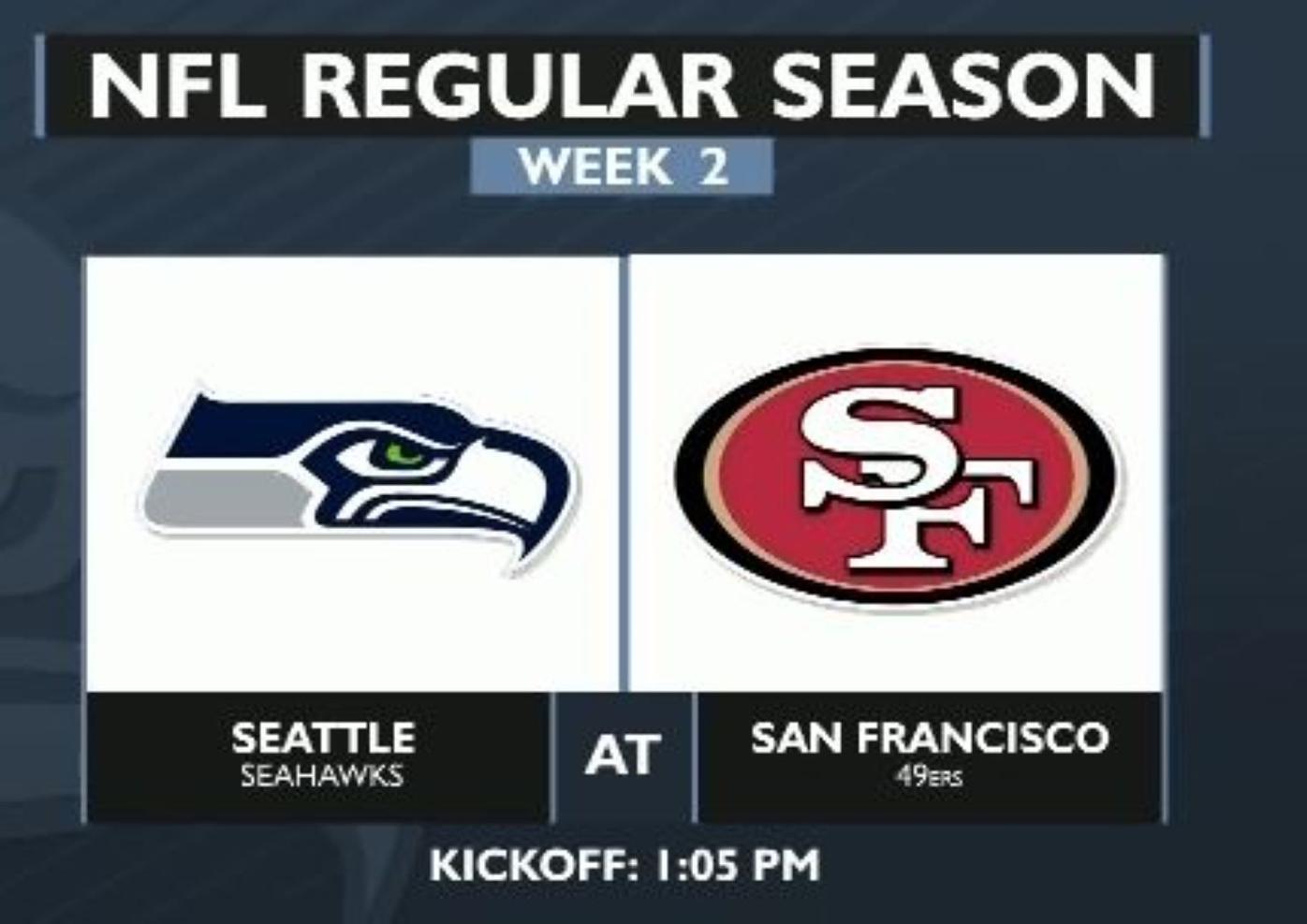 seahawks against the 49ers