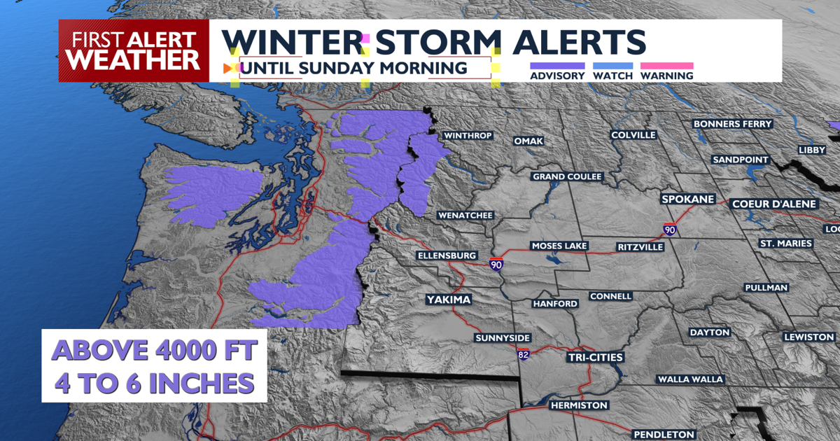 🌩️🌦️ Chilly, breezy Saturday ahead for Spokane with rain and ...