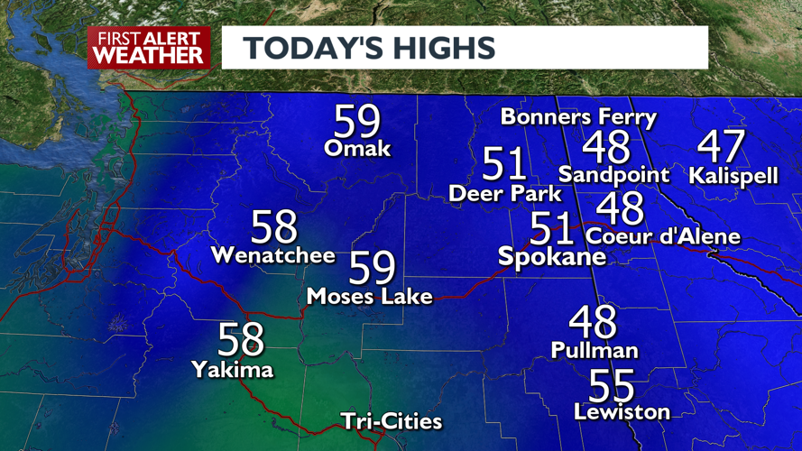 Clouds and Mild Today with Afternoon Showers – Mark | Forecast | kxly.com