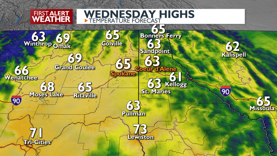 Sunny and cooler today and Thursday - Mark | News | kxly.com
