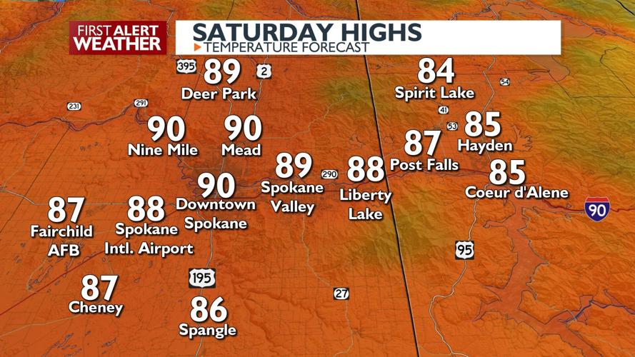 🔥Hot, summer weekend in the upper 80s and lower 90s. Even HOTTER next ...