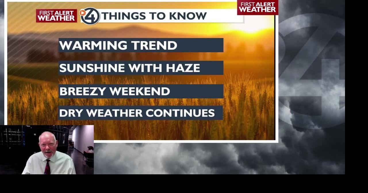 Sunny & hazy to wrap up the week - Mark | Weather | kxly.com