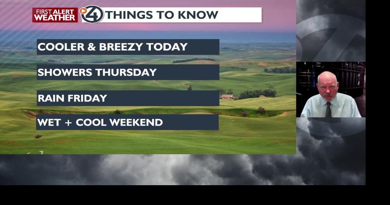 Breezy and mild today with showers and cooler Thursday - Mark | Weather ...