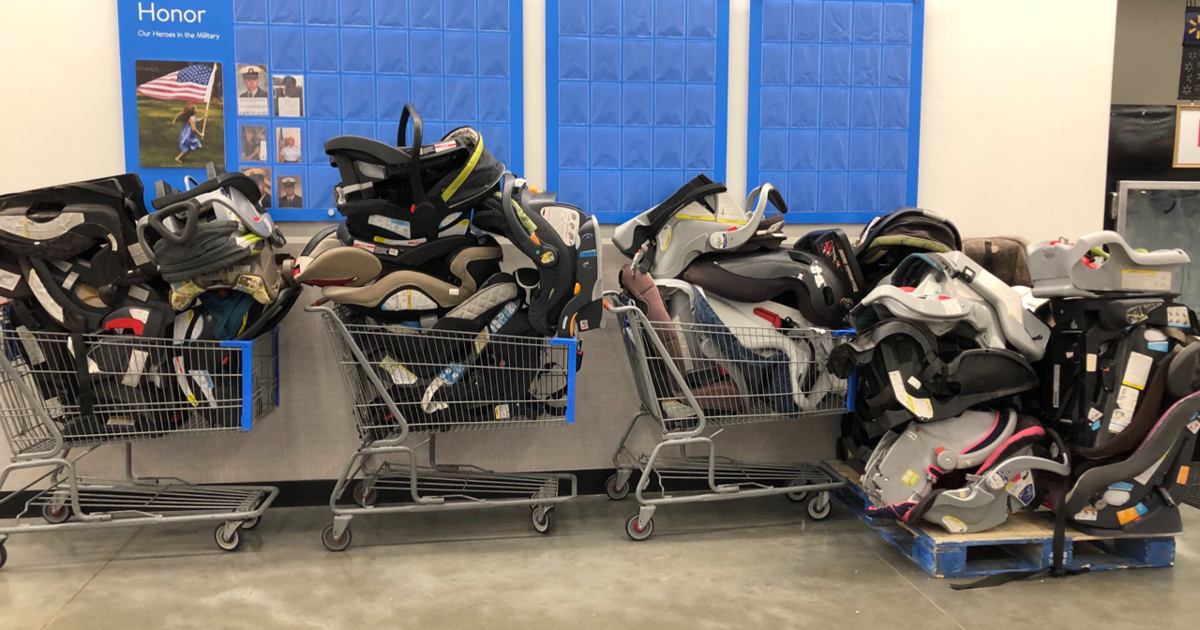 Walmart car seat exchange ends early due to overwhelming