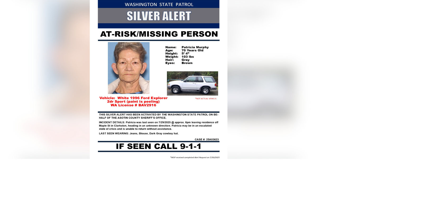 Silver Alert issued for missing at-risk Clarkston woman | Local News ...