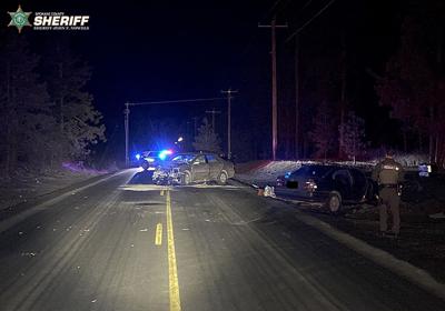 Spokane County Sheriff's Office investigating head-on crash near Nine