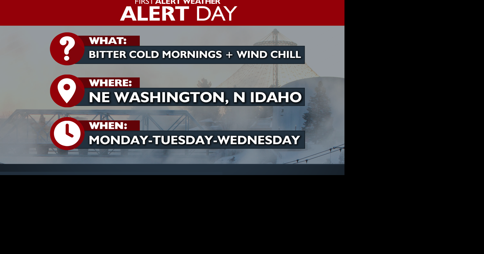 🚨Weather Alert :🥶🥶🥶 Bitter cold arrives tonight in the Inland Northwest ...