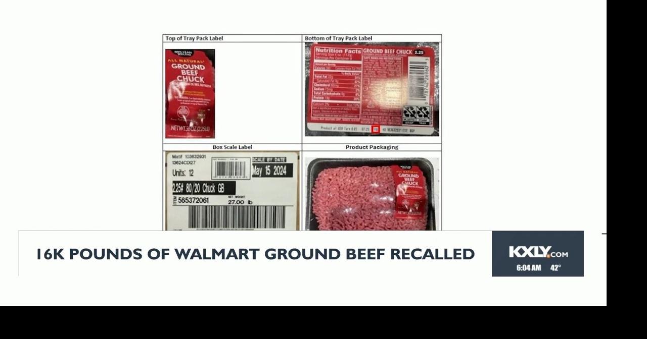 Walmart ground beef recalled Video
