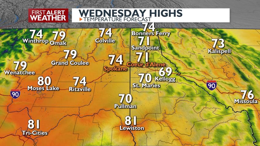 ☀️Calmer, cooler Wednesday with sunny skies and highs in the 70s - Kris ...