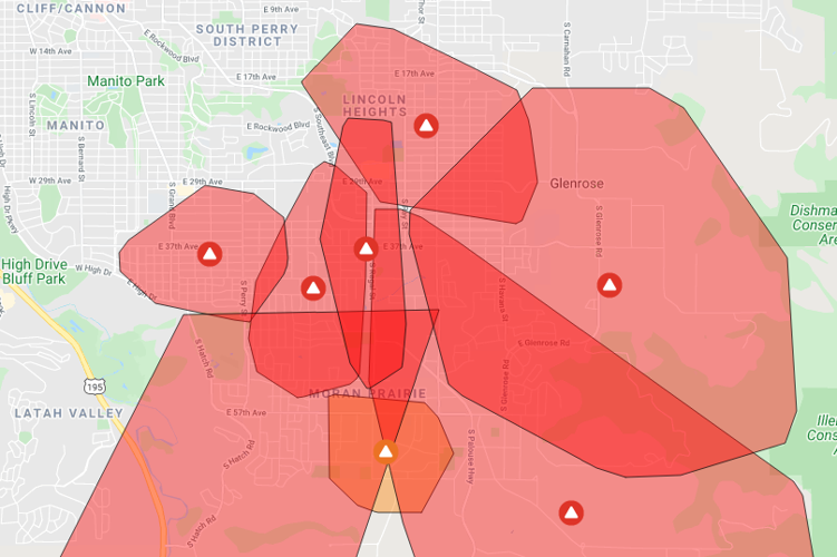 Avista fixes South Hill power outage Local News
