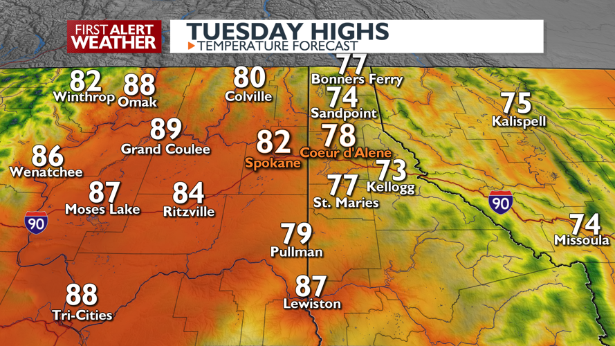 Clouds and Mild before we get Sunny & Hot - Mark | News | kxly.com