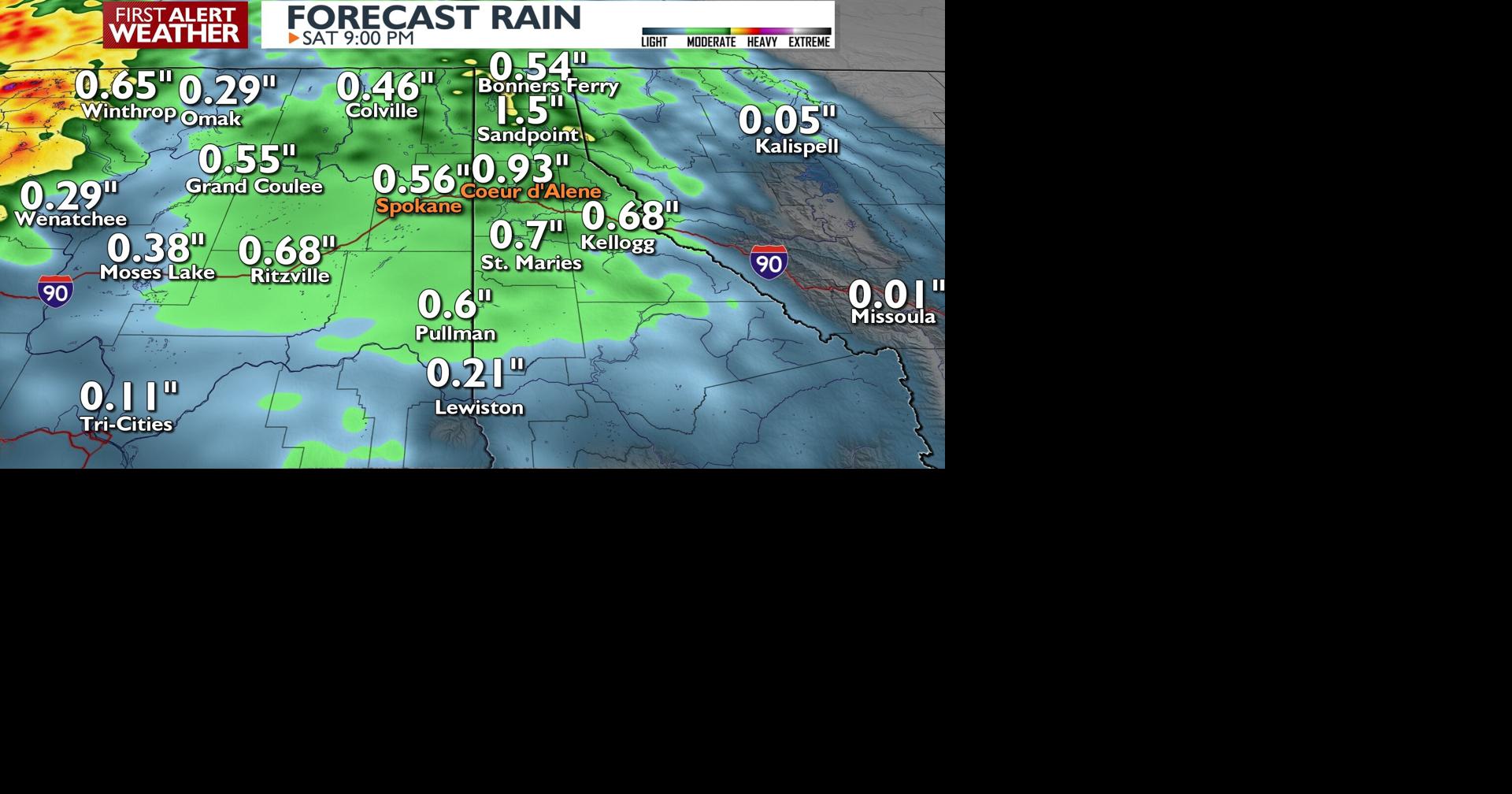 🌧️One more mostly dry day before a soggy, sloppy weekend - Kris | News ...