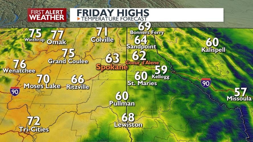 ☂Cloudy and cool end to summer! Highs in 60s Friday with a chance of ...