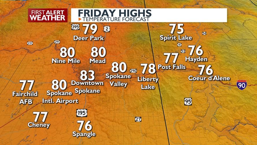 🌞Warm, sunny Friday with highs in the upper 70s and low 80s - Kris ...