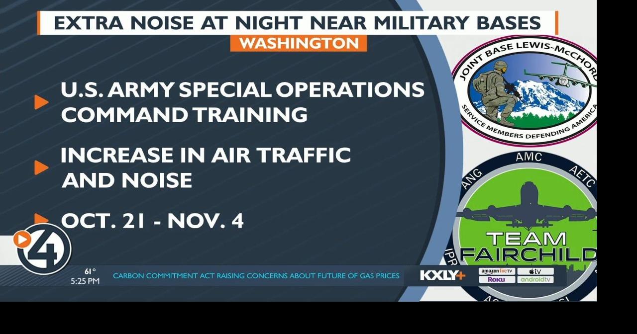 Fairchild Air Force Base conducting special operations command training ...