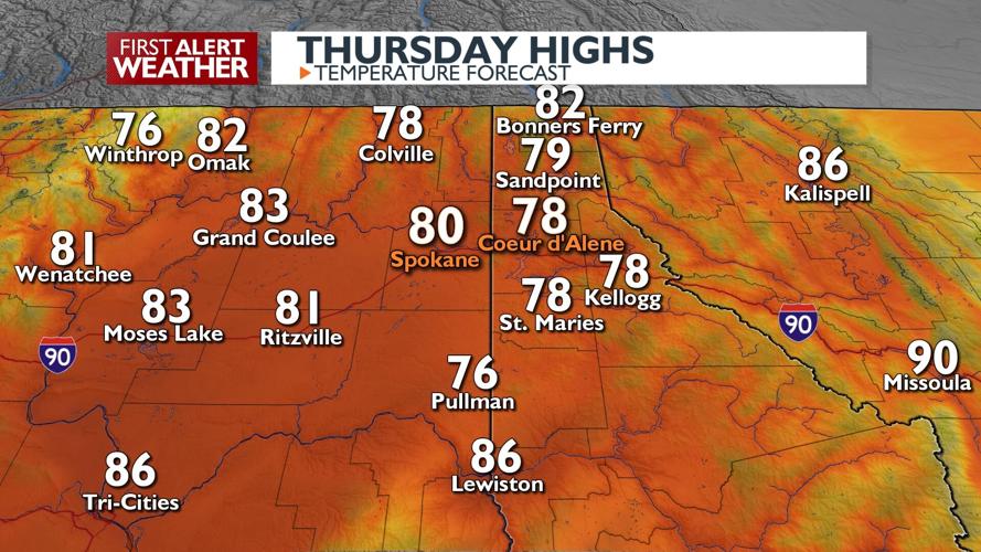 🍃Cold front Thursday brings isolated storms and gusty winds but only ...