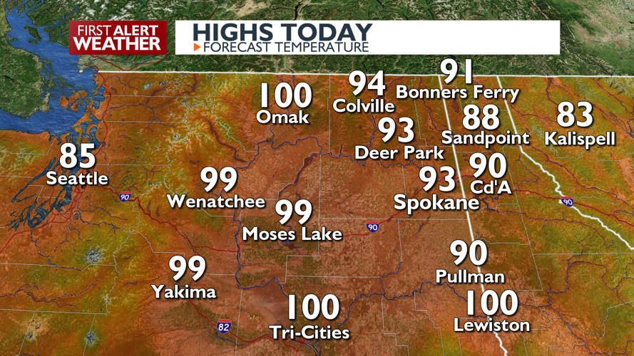 Triple digit temperatures in your weekend forecast – Mark | Forecast ...