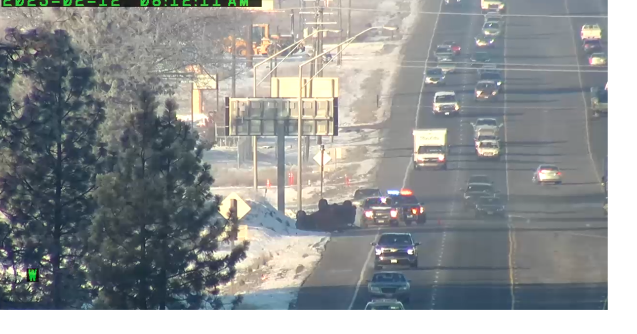 Rollover crash blocking Highway 2 near I-90 | News | kxly.com