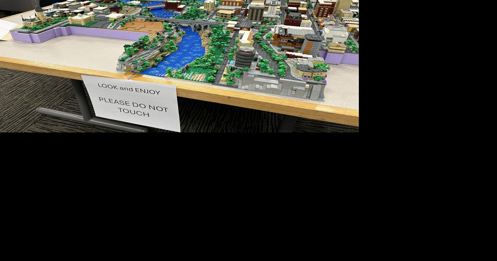 LEGO build of Spokane on display at City Hall