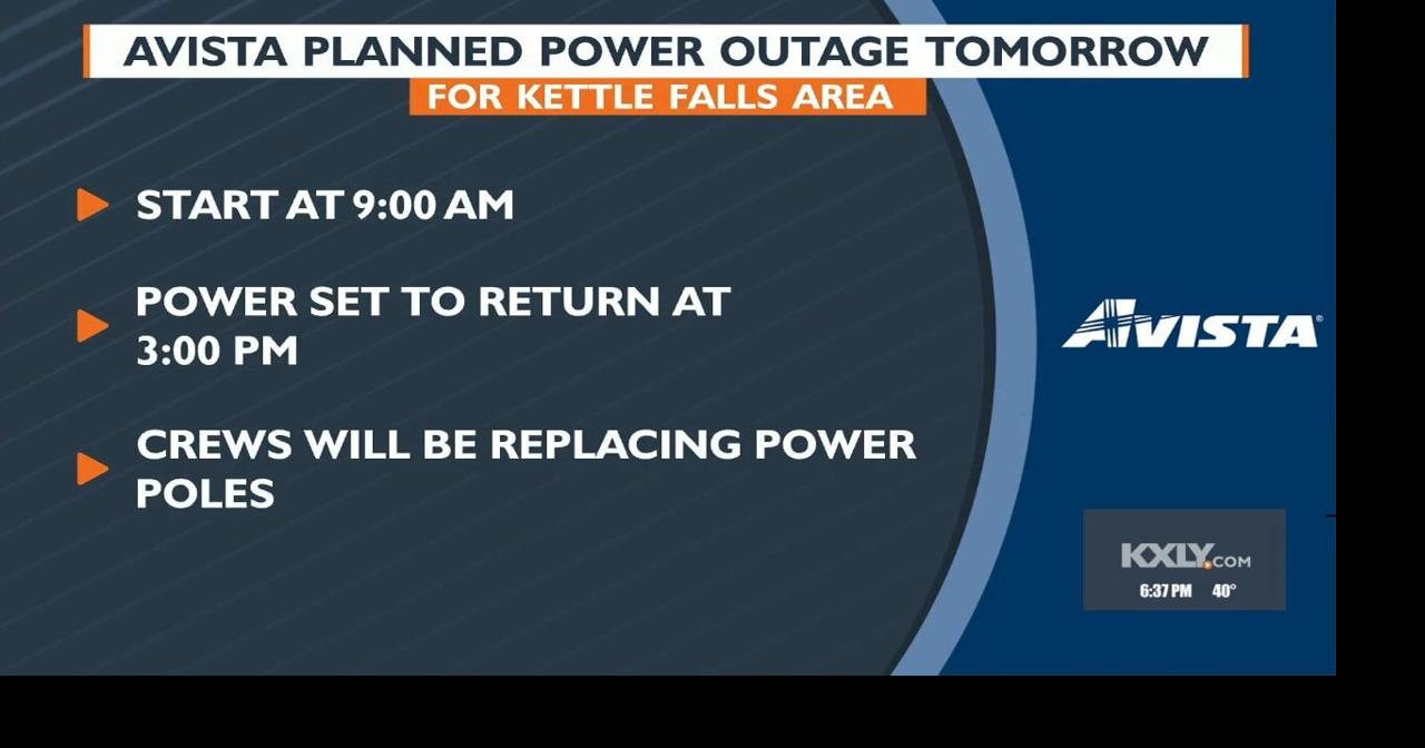 Avista plans power outage for Kettle Falls area Video