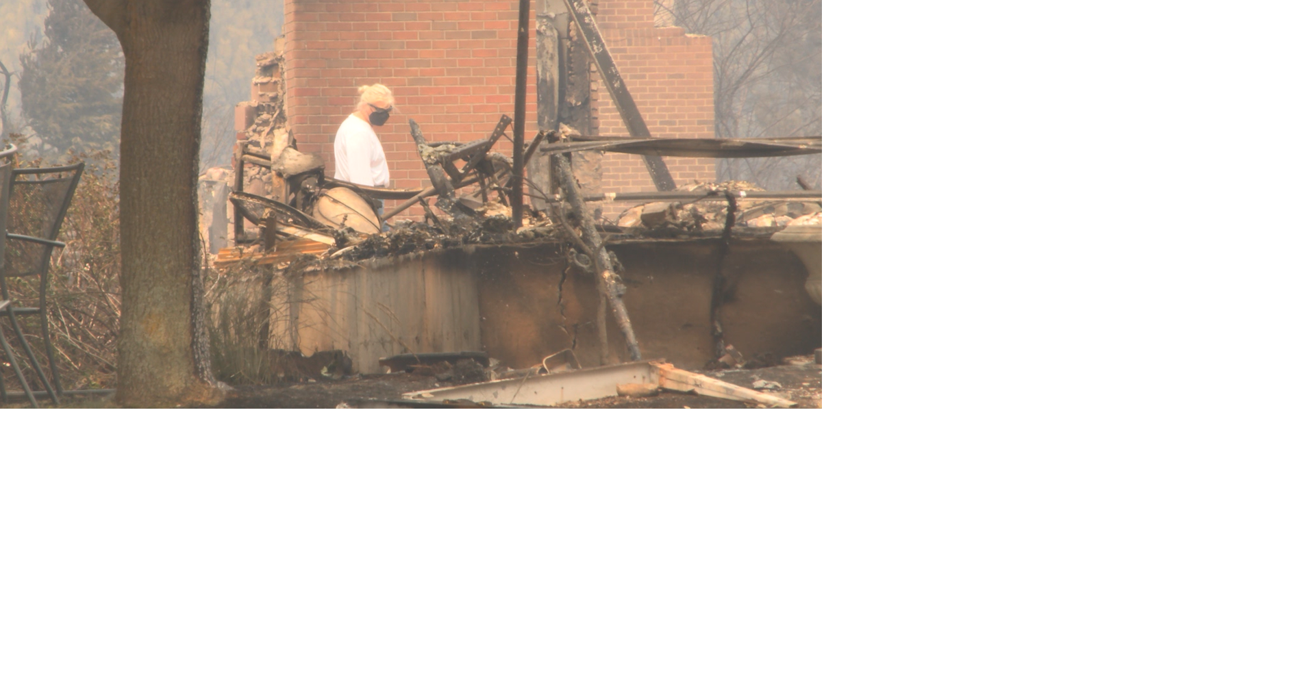 "It was really like a movie." Man talks about escaping his North Indian Trail home that the Old Trails fire burned