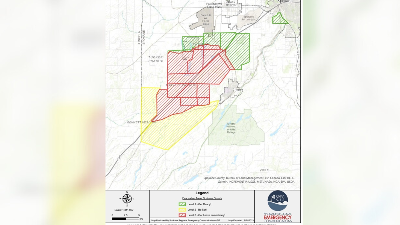 Evacuations Downgraded For Gray Fire Majority Of Medical Lake   64e3edb904b9e.image 