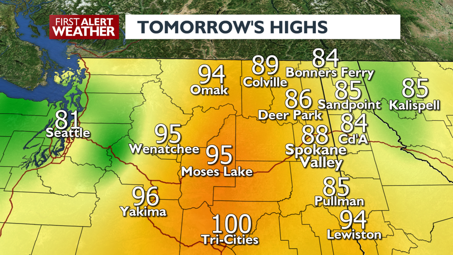 Sunny & hot today and Friday – Mark | Forecast | kxly.com