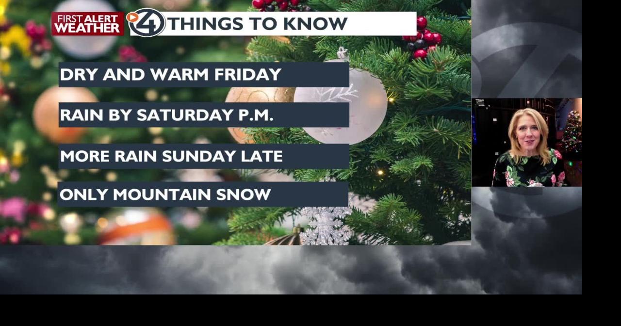 🌥️One more warm, dry day - and then prepare for a soggy holiday weekend ...