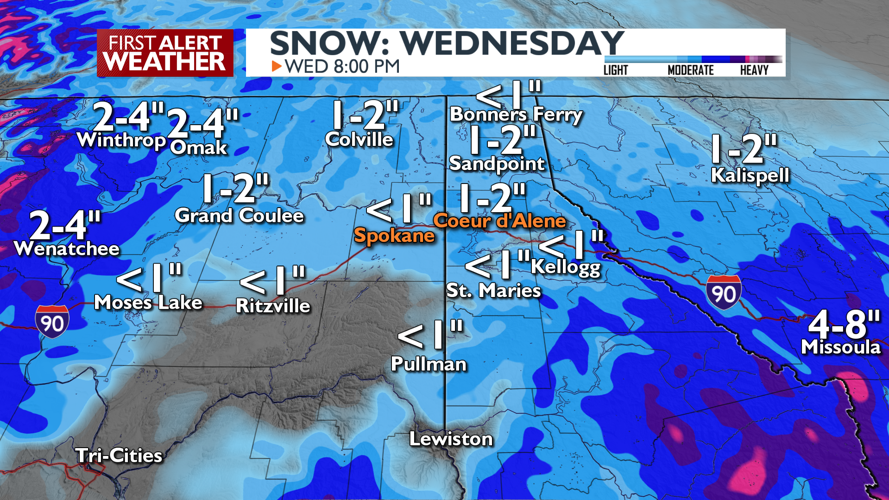 Snow quits overnight, but another round is coming soon -Matt | Local ...