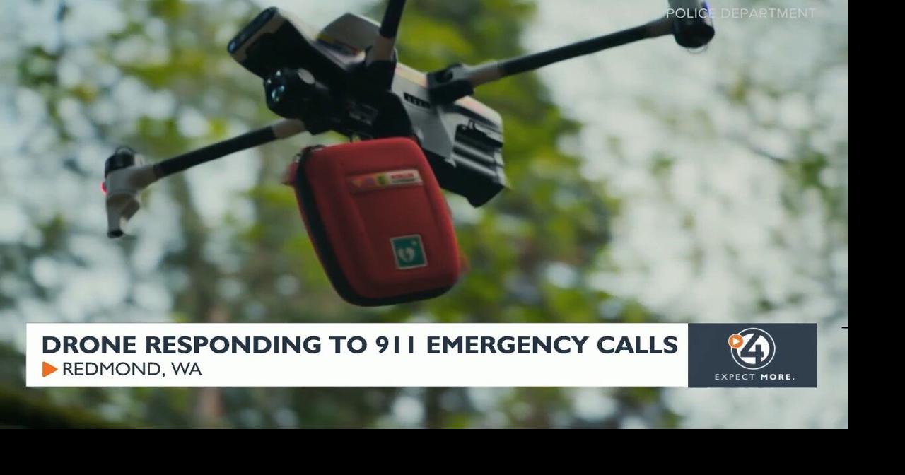 Drone responding to 9-1-1 emergency calls in Redmond | Video | kxly.com