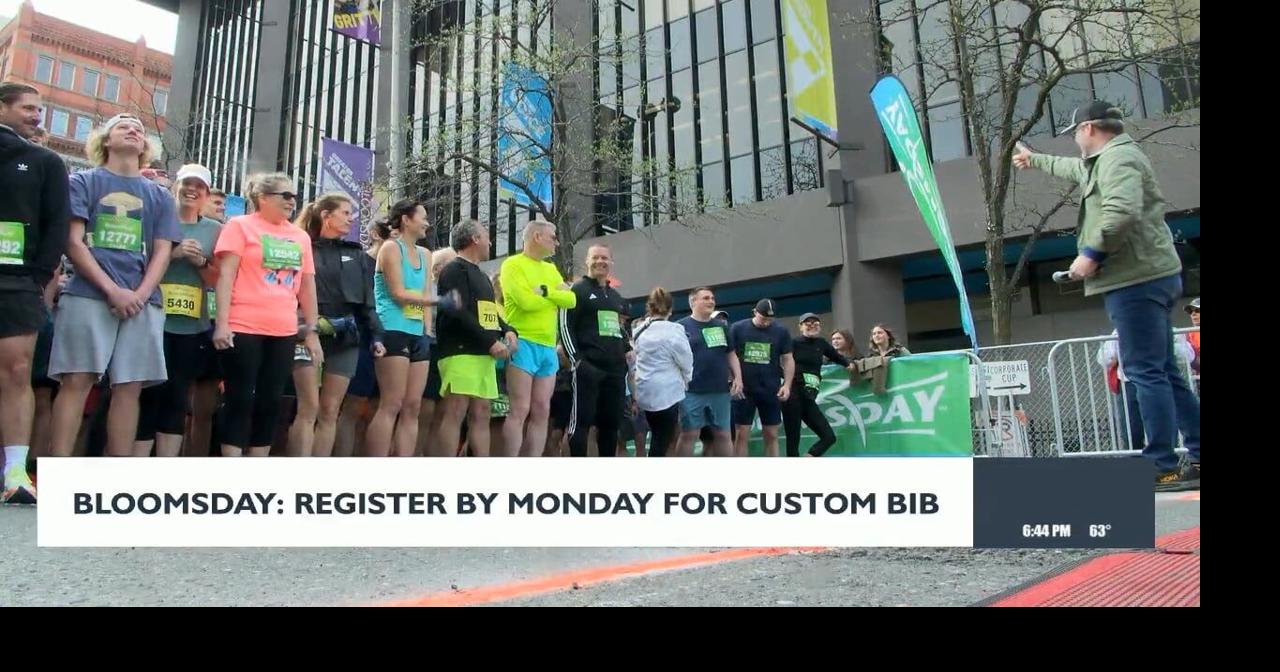 Bloomsday Register by Monday for your custom bib Video