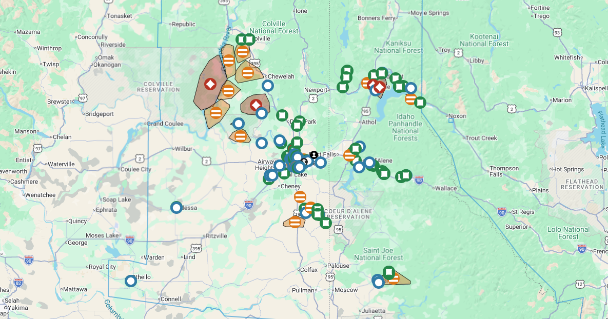 Thousands without power in and around Spokane County