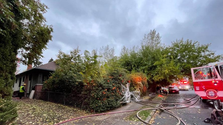 9 people escape house fire in east Spokane Local News