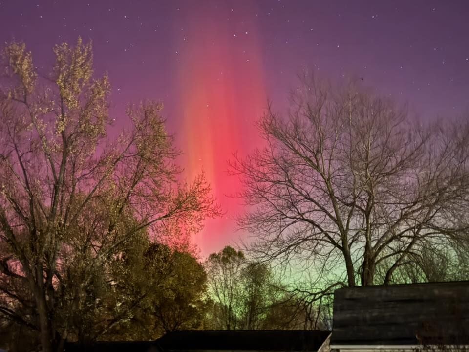 The Aurora Borealis lights up the sky across the Inland Northwest