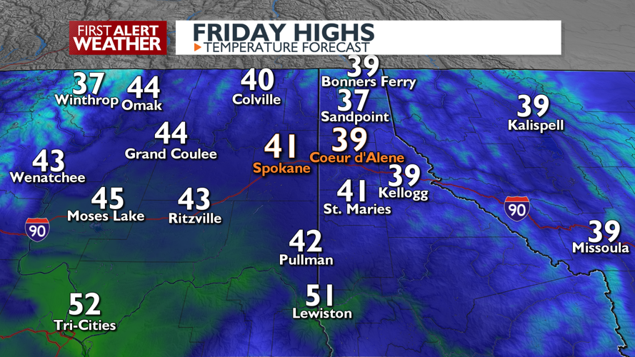 Afternoon snow showers and then a return of light snow Saturday - Mark ...