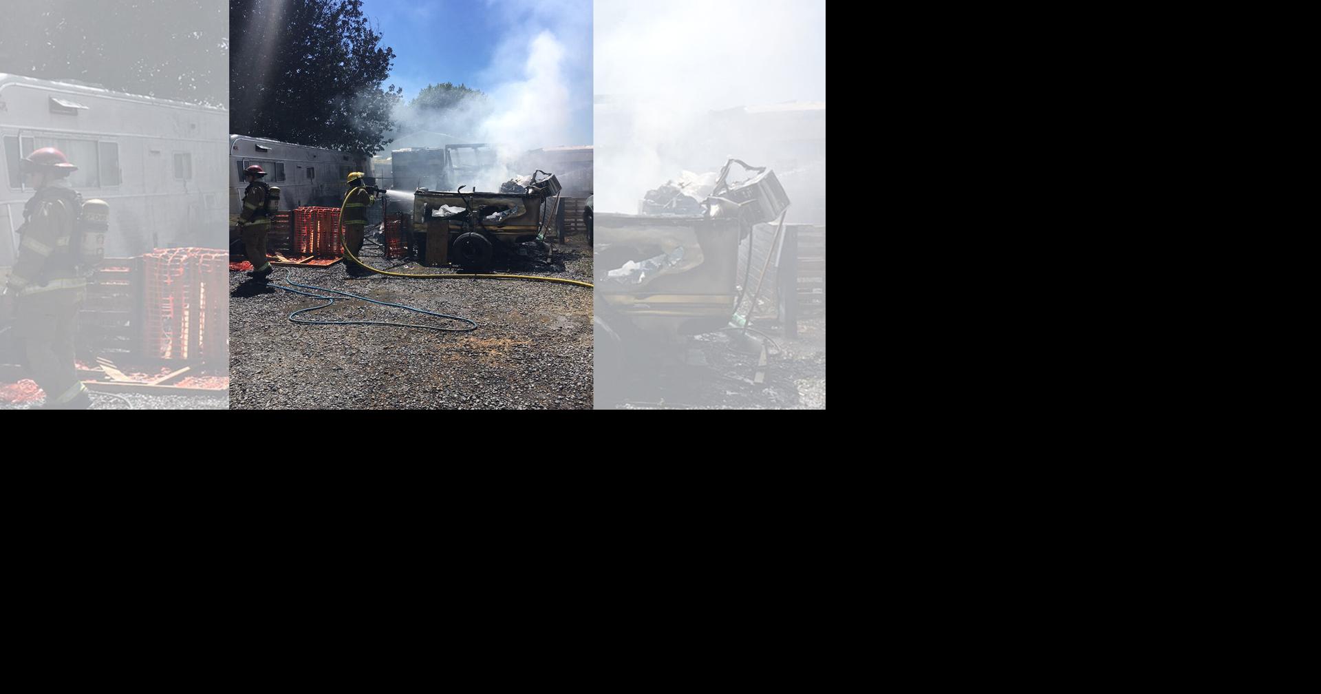 Three trailers destroyed in fire at Cougar Campers RV Park | Local News ...