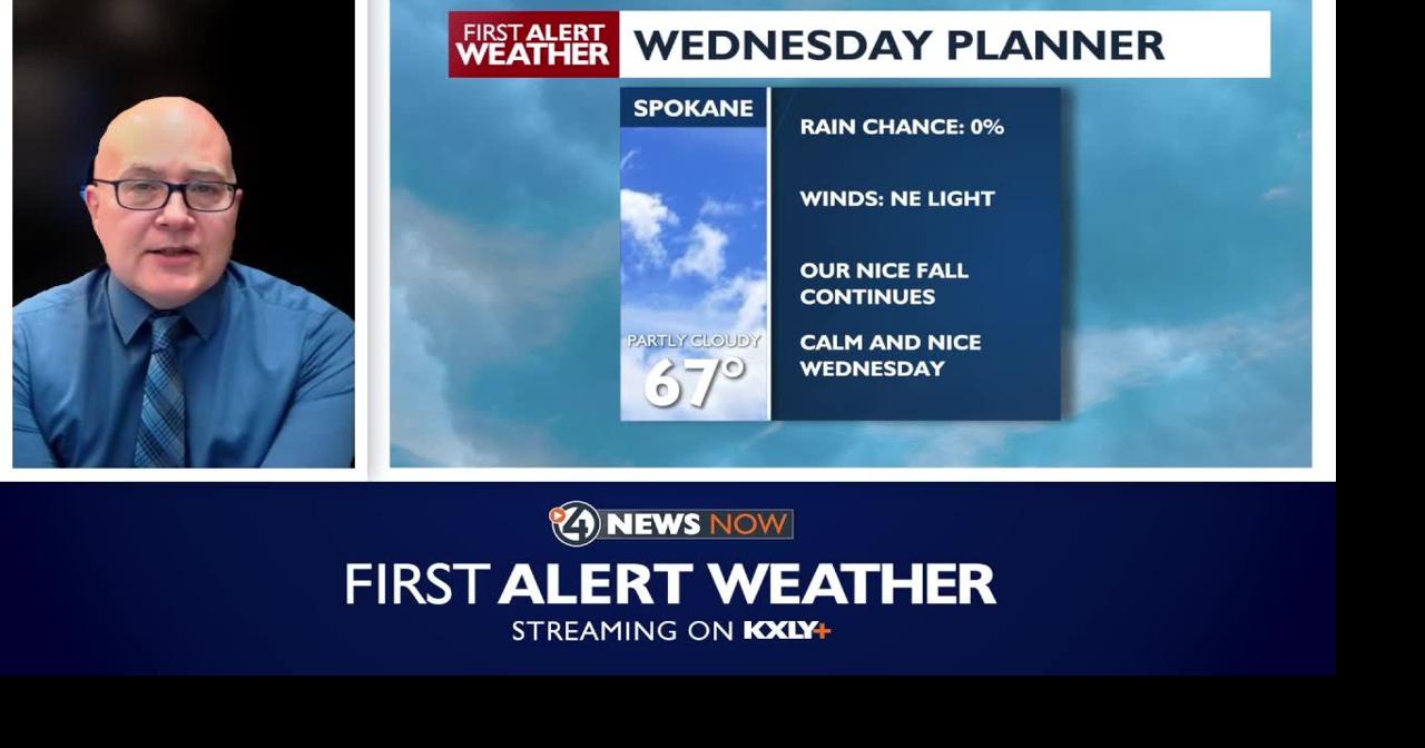 Another nice Fall day is on the way for your Spokane Wednesday | Video ...