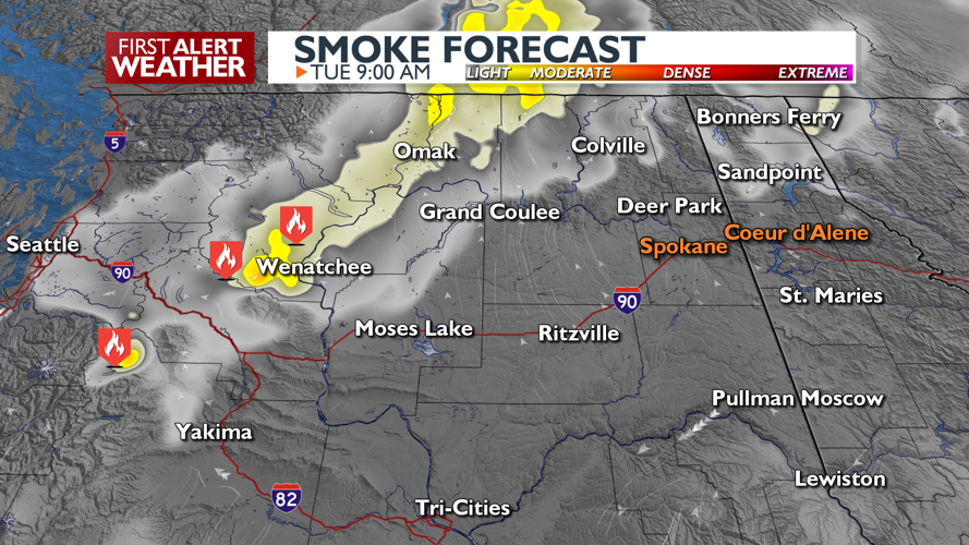 Rain chances going up while we wait for smoke to clear 🌫️☔ | Local News ...