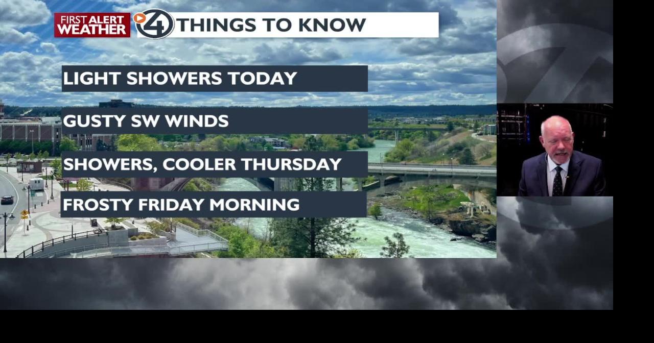 Cooler weather and more rain with gusty SW winds - Mark | News | kxly.com