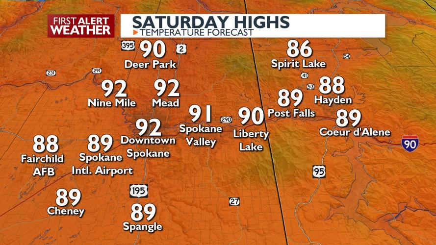 🌞Warming up for the weekend! Hazy sunshine and highs in the upper 80s ...