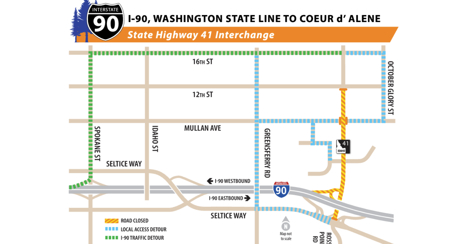 Lane closures and detours in Post Falls beginning April 8 - Vimarsana News