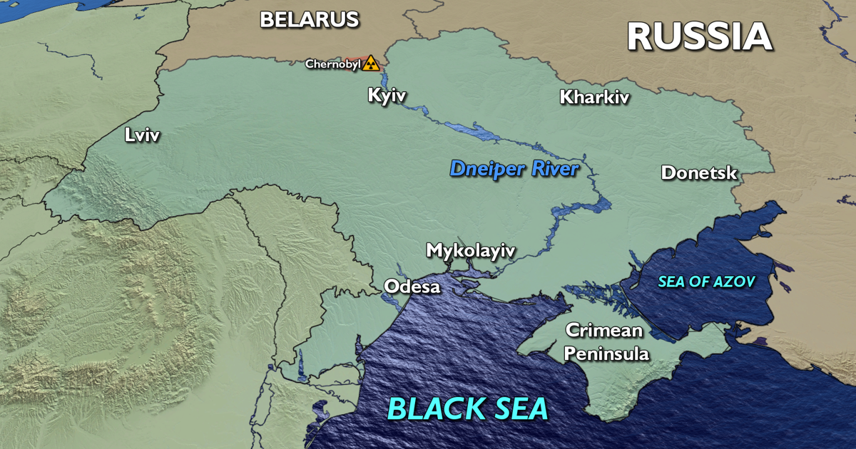 Ukraine Features The geography of Ukraine explained | National & World | kxly.com